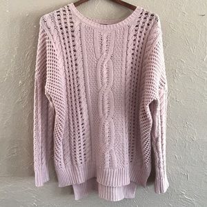 Oversized Blush Express Sweater